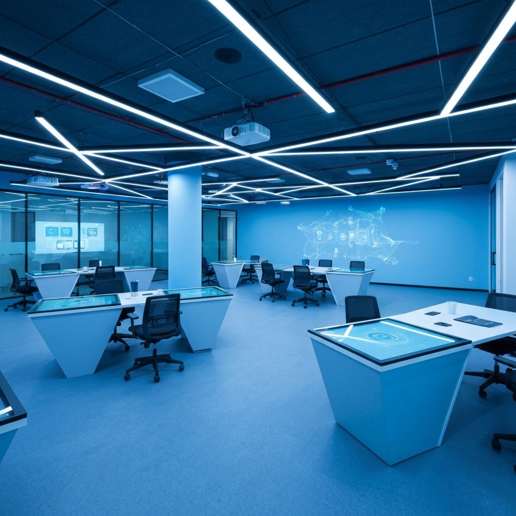 Espaço de trabalho moderno